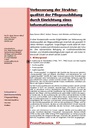 Verbesserung der Struktur-qualität der Pflegeausbildung durch Einrichtung eines Informationsnetzwerkes