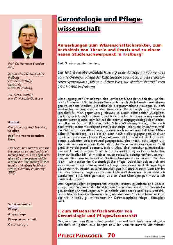 [doc_201002] Gerontologie und Pflege-wissenschaft