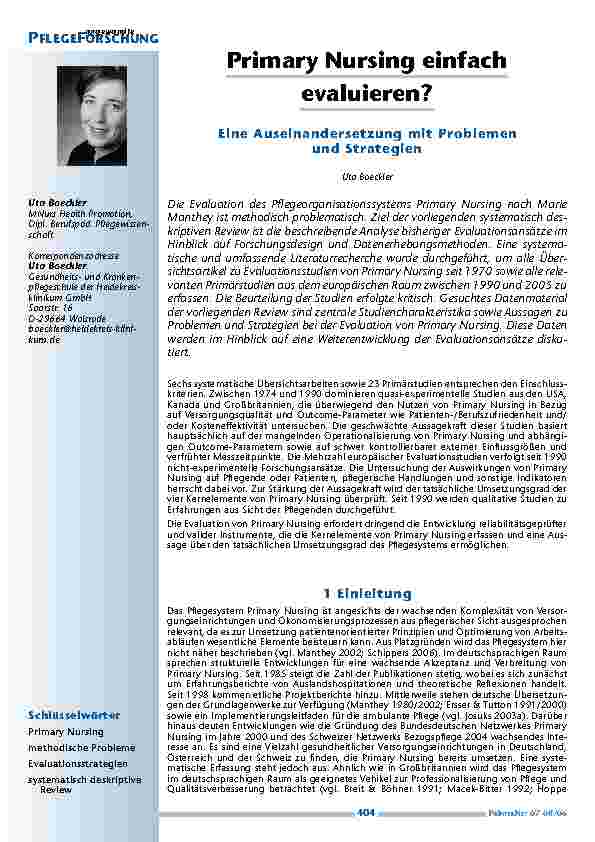 [doc_200461] Primary Nursing einfach evaluieren?