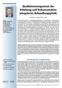 Qualitätsmanagement derErhebung und Dokumentationintegrierter Behandlungspfade