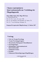 Cluster-randomisierte Interventionsstudie zur Vertiefung der Pflegediagnostik