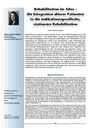 Rehabilitation im Alter – die Integration älterer Patienten in die indikationsspezifische, stationäre Rehabilitation