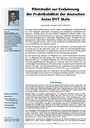 Pilotstudie zur Evaluierung der Praktikabilität der deutschen Autar DVT Skala