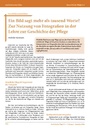 Ein Bild sagt mehr als tausend Worte? Zur Nutzung von Fotografi en in der Lehre zur Geschichte der Pfl ege