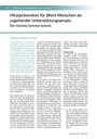 Hitzeprävention für ältere Menschen als zugehender Unterstützungsansatz Der nächste Sommer kommt.
