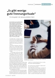 [doc_240896] "Es gibt wenige gute Trennungsrituale."