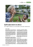 [doc_208362] Zufriedenheit im Alter: Eine subjektive Reflexion zur Individualität und sozialem Miteinander