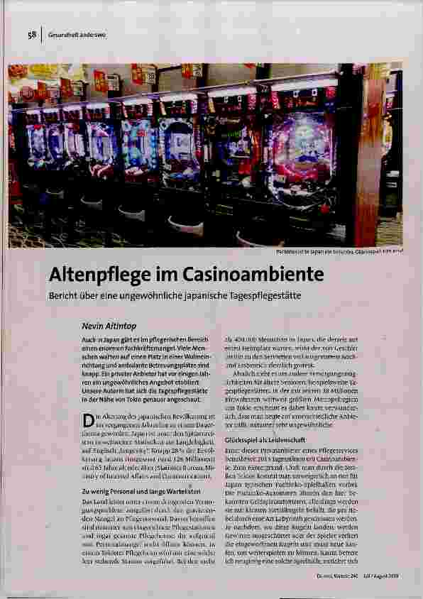 [doc_190683] Altenpflege im Casinoambiente
