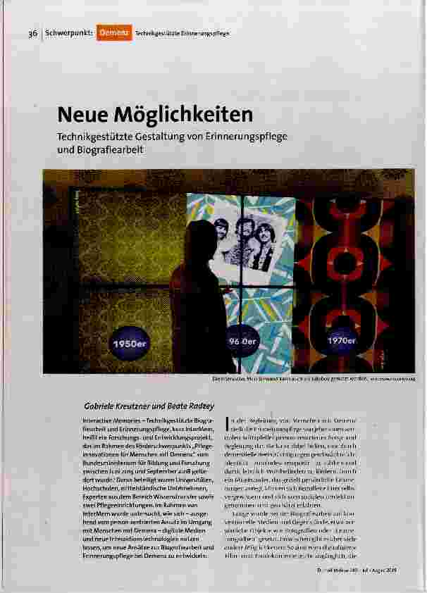 Neue Möglichkeiten