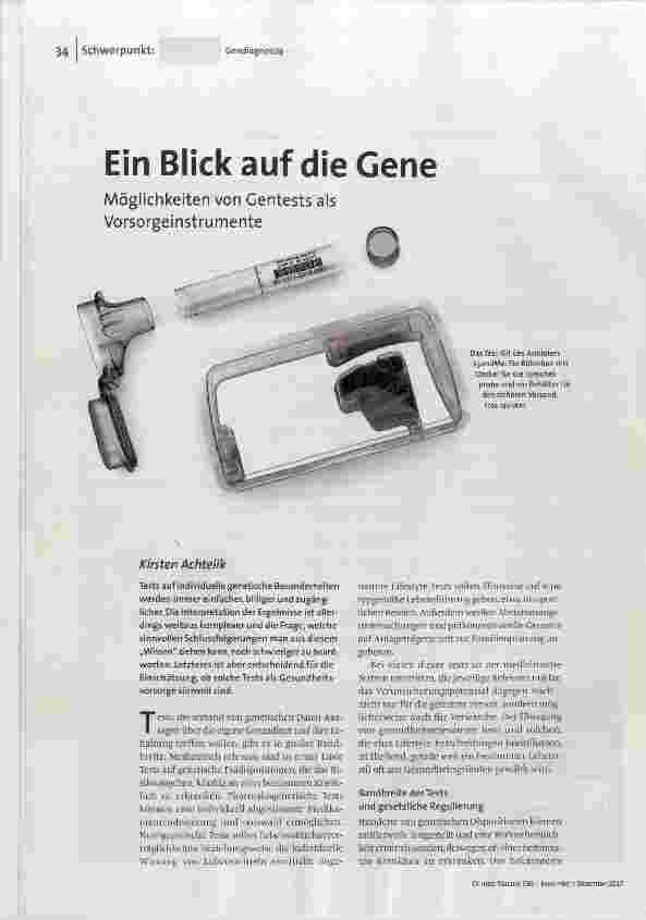 Ein Blick auf die Gene