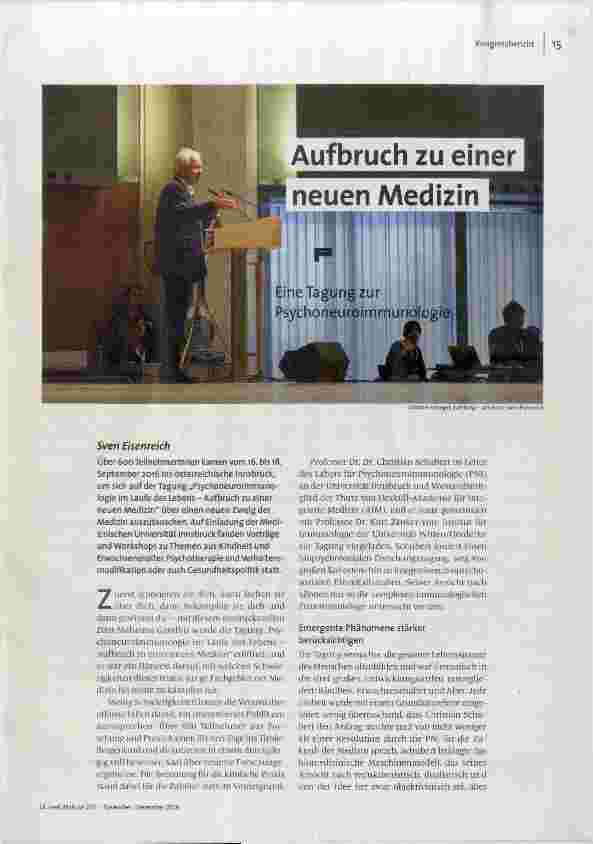 [doc_171294] Aufbruch zu einer neuen Medizin