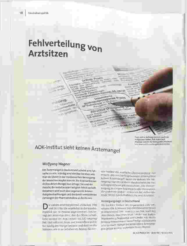 [doc_169639] Fehlverteilung von Arztsitzen