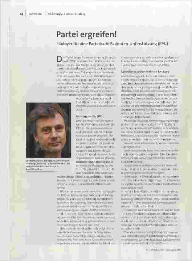 Partei ergreifen!