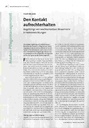 Den Kontakt aufrechterhalten