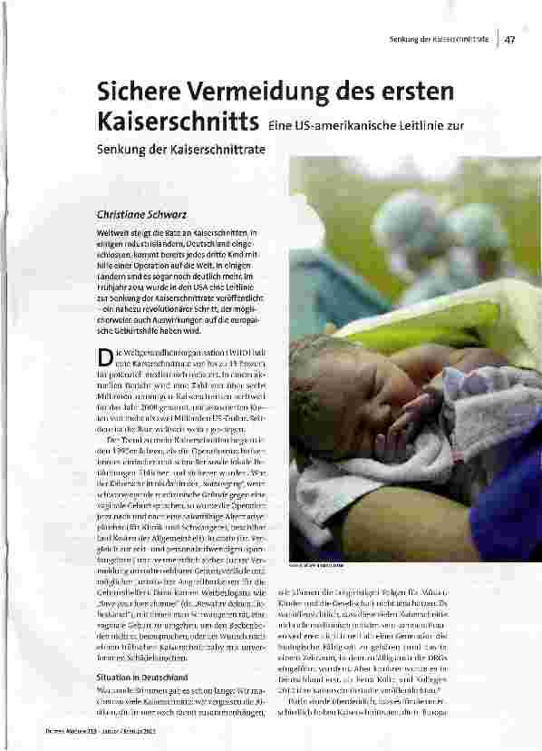[doc_155707] Sichere Vermeidung des ersten