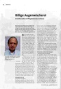 Billige Augenwischerei
