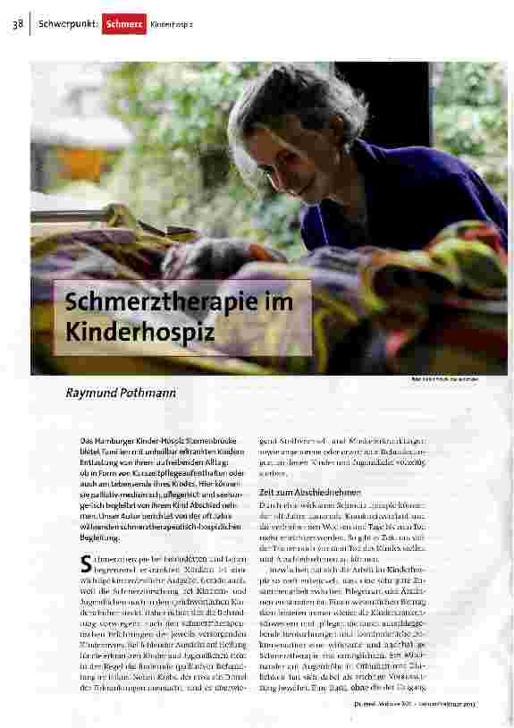 [doc_139766] Schmerztherapie im Kinderhospiz