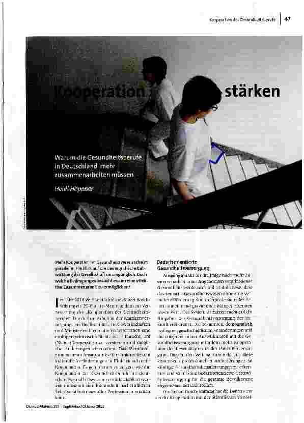 [doc_136940] Kooperation stärken