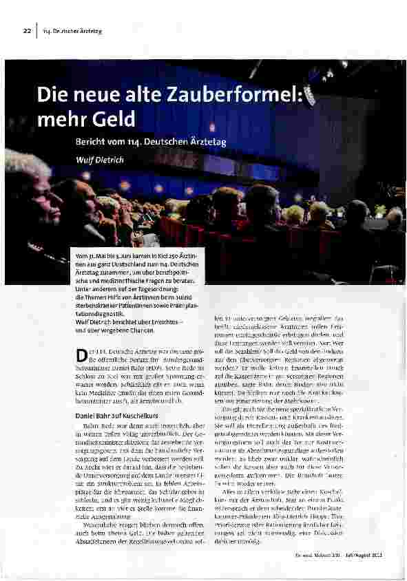 [doc_126639] Die neue alte Zauberformel: mehr Geld