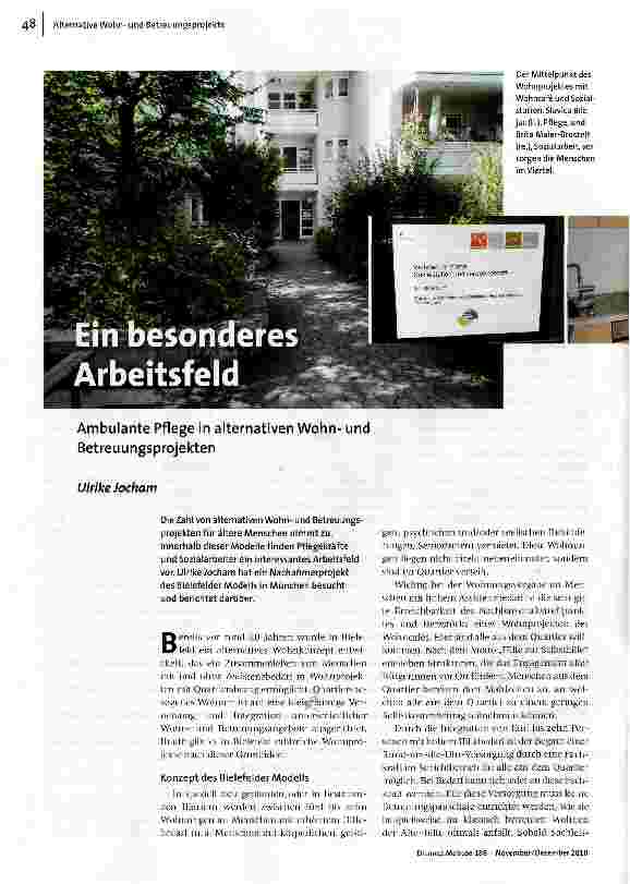 [doc_121167] Ein besonderes Arbeitsfeld