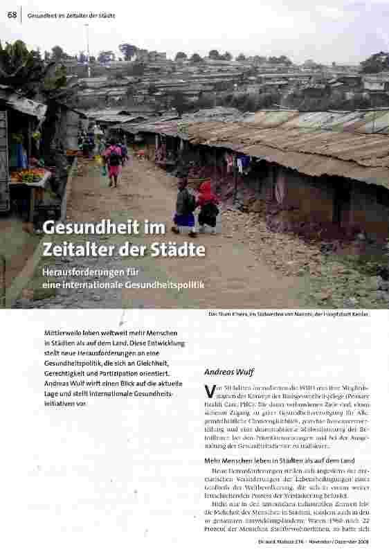 [doc_106527] Gesundheit im Zeitalter der Städte