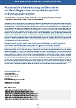 [doc_210485] Psychosoziale Arbeitsbelastung und Gesundheit von Beschäftigten einer Universitätsfrauenklinik im Berufsgruppenvergleich