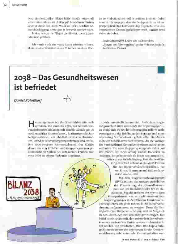 [doc_101235] 2038 - Das Gesundheitswesen ist befriedet