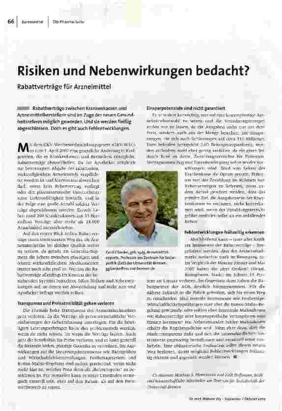 [doc_99881] Risiken und Nebenwirkungen bedacht?