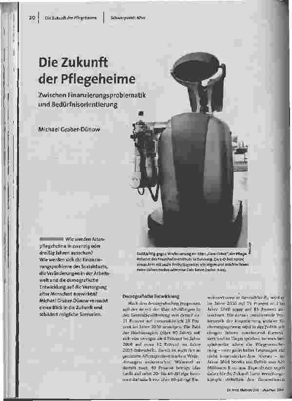 [doc_85470] Die Zukunft der Pflegeheime