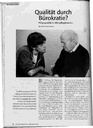 Qualität durch Bürokratie?Pflegequalität in Altenpflegeheimen