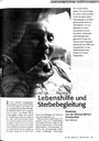 Lebenshilfe und Sterbebegleitung