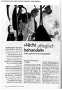 Nicht pfleglich behandelt Erfahrungsbericht eines Krebspatienten