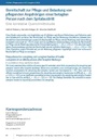 Bereitschaft zur Pflege und Belastung von pflegenden Angehörigen einer betagten Person nach dem Spitalaustritt. Eine korrelative Querschnittsstudie.