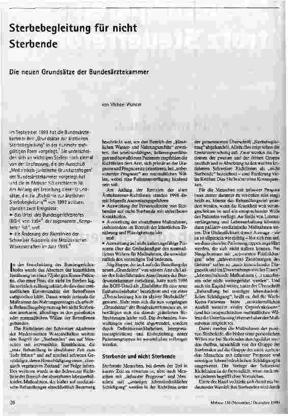 [doc_47947] Sterbebegleitung für nicht Sterbende Die neuen Grundsätze der Bundesärztekammer