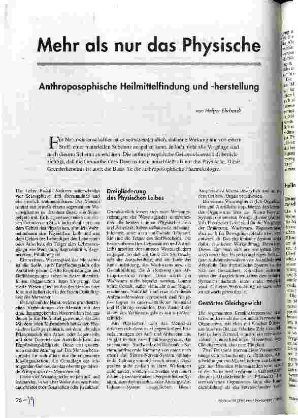 [doc_35418] Mehr als nur das Physische Anthroposophische Heilmittelfindung und -herstellung