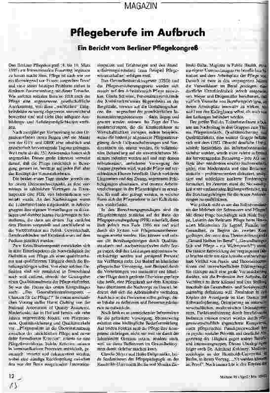 [doc_34264] Pflegeberufe im Aufbruch