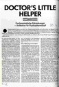 Doctors little Helper Psychosomatische Erkrankungen - Indikation für Psychopharmaka?