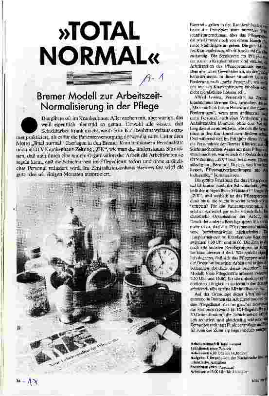 [doc_24495] Total normal - Bremer Modell zur Arbeitszeit-Normalisierung in der Pflege
