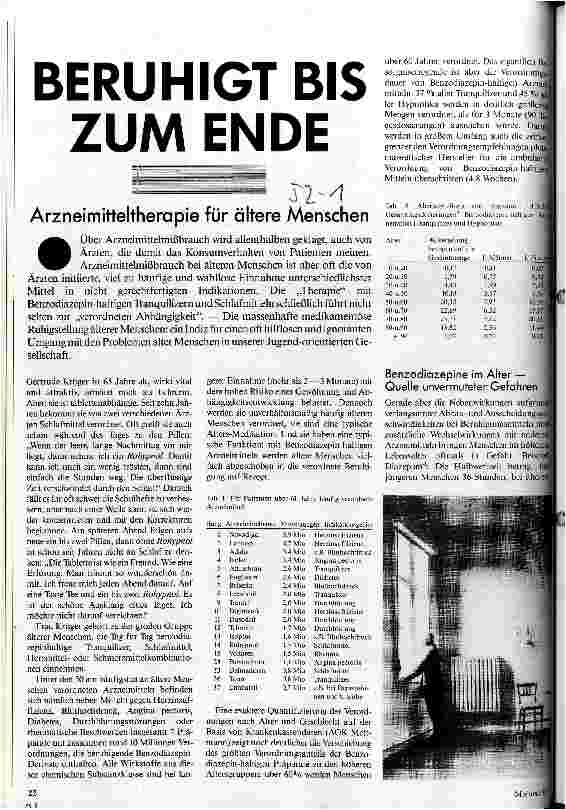 [doc_23793] Beruhigt bis zum Ende Arzneimitteltherapie für ältere Menschen