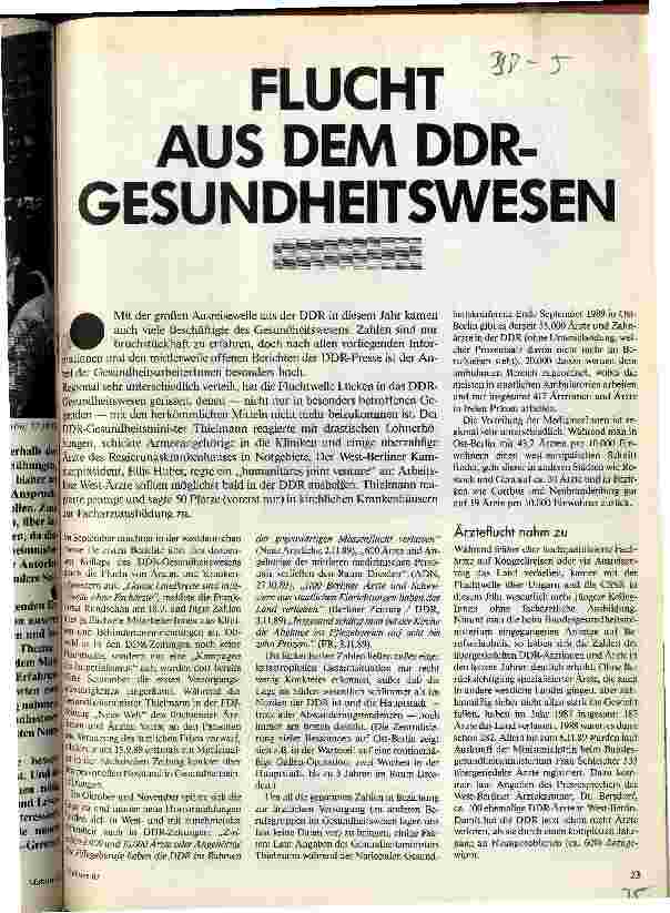 [doc_22231] Flucht aus dem DDR-Gesundheitswesen