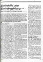 Sterbehilfe oder Sterbebegleitung