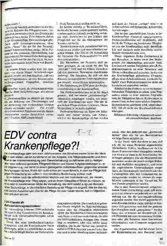 [doc_17448] EDV contra Krankenpflege?