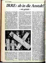 IRRE: ab in die Anstalt! - wie gehabt -