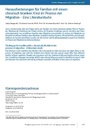 Herausforderungen für Familien mit einem chronisch kranken Kind im Prozess der Migration - Eine Literaturstudie