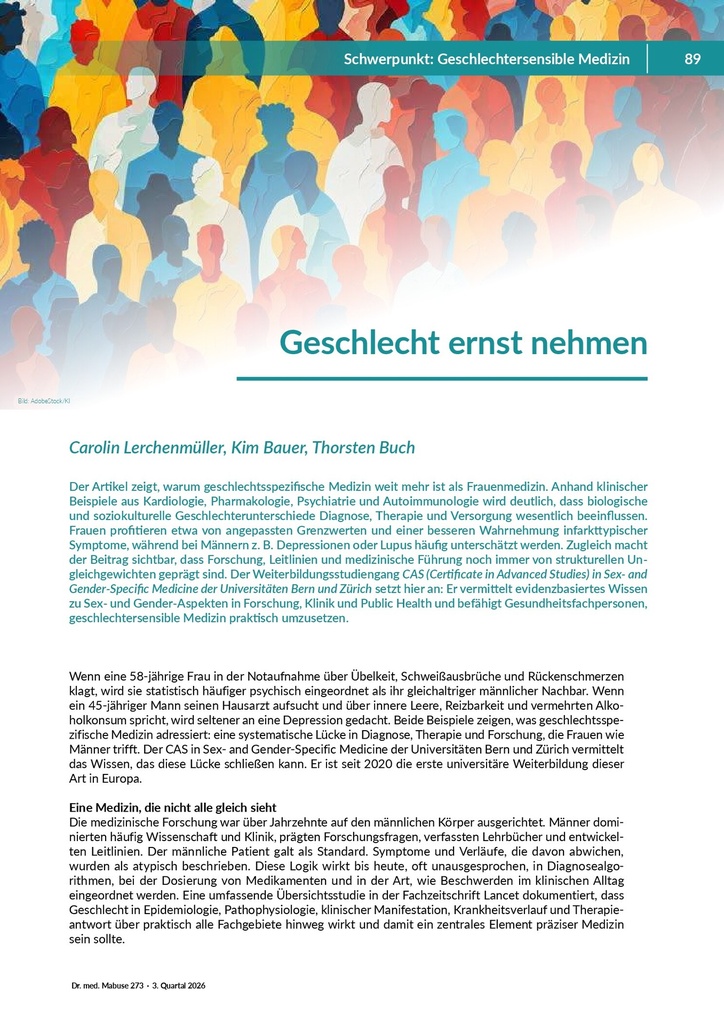 [doc_772522] Geschlecht ernst nehmen – Zeitschrift für alle Gesundheitsberufe
