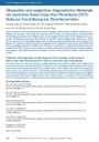 Überprüfen und vergleichen diagnostischer Merkmale der deutschen Autar-Deep-Vein-Thrombosis (DVT)-Skala zur Einschätzung des Thromboserisikos