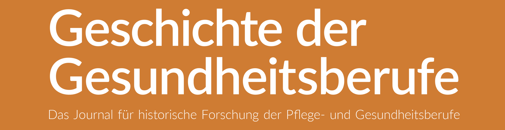 Geschichte der Gesundheitsberufe